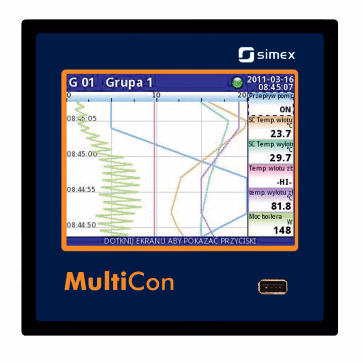 MultiCon CMC-99 registrador y controlador con SCADA